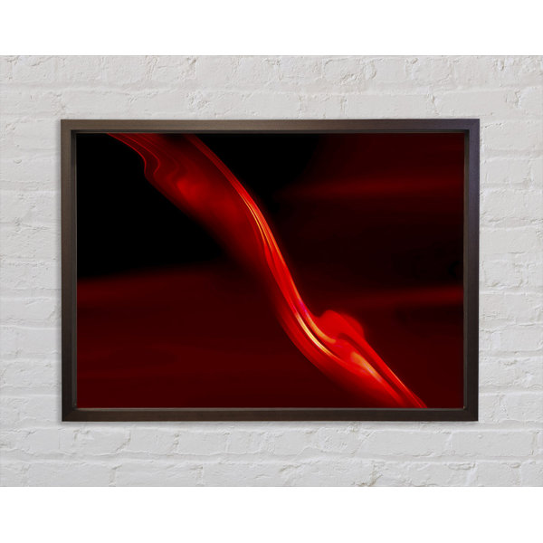 Perspections Gerahmtes Wandbild Red Silk Twist Wayfair De